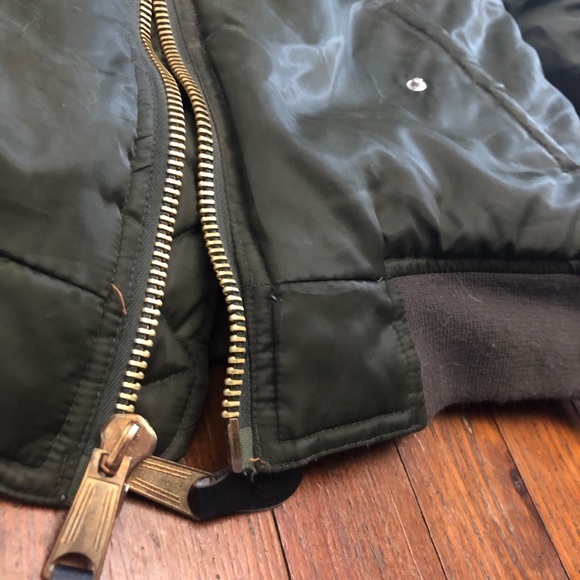 🔥🔥 Army Green Reversible Mens Bomber Jacket - Picture 4 of 8